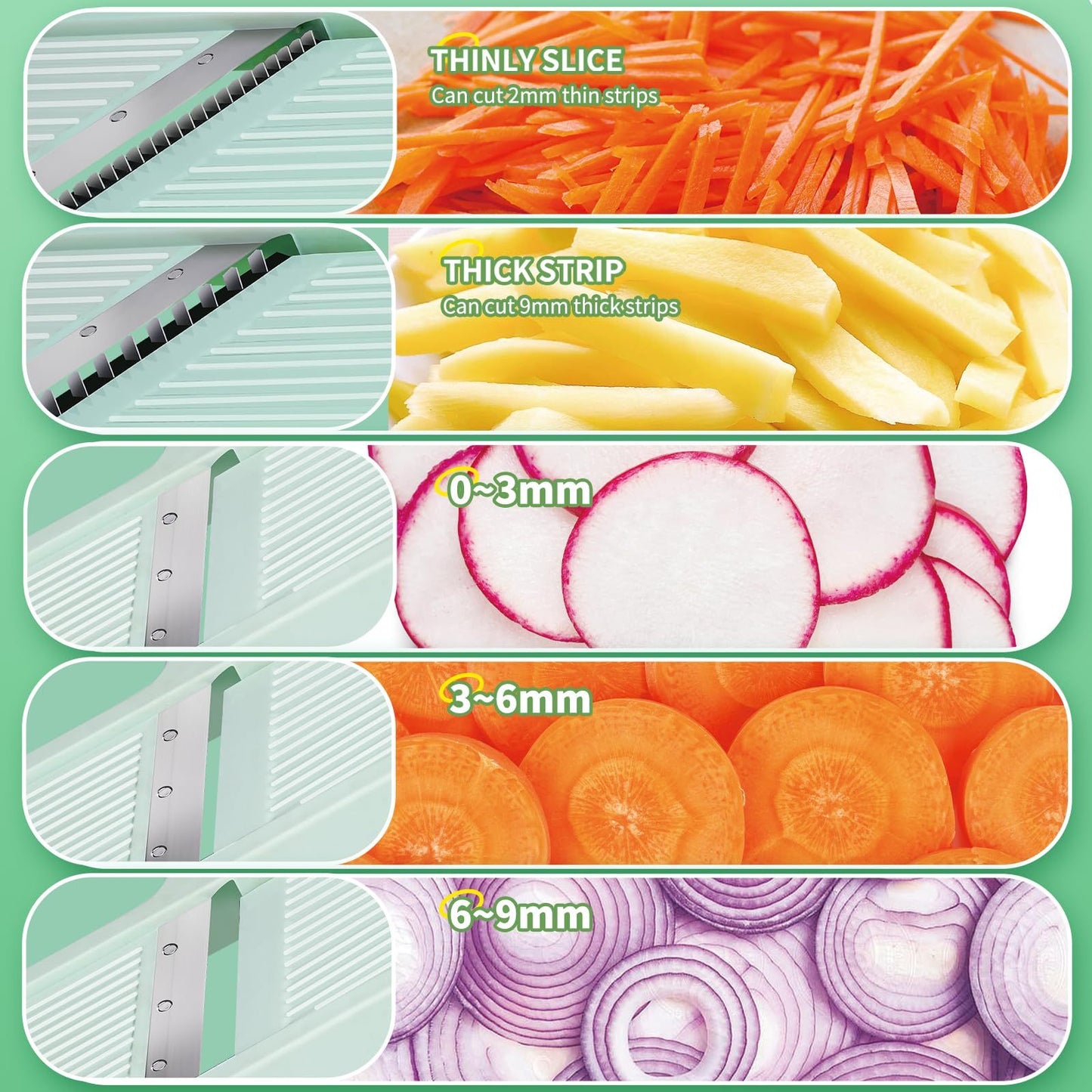 Vegetable Cutting - Slicer/Shredder/Multifunctional Slicer Grater With Handle
