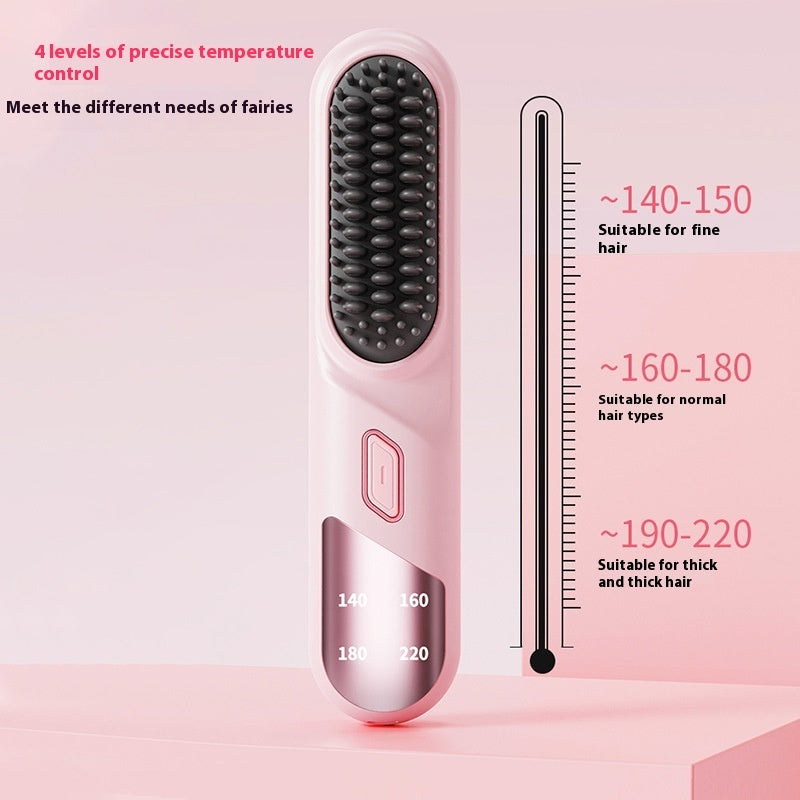 Hair Straightener - Cordless, Wes or Dry Hair Straightener Brush - HNGoods