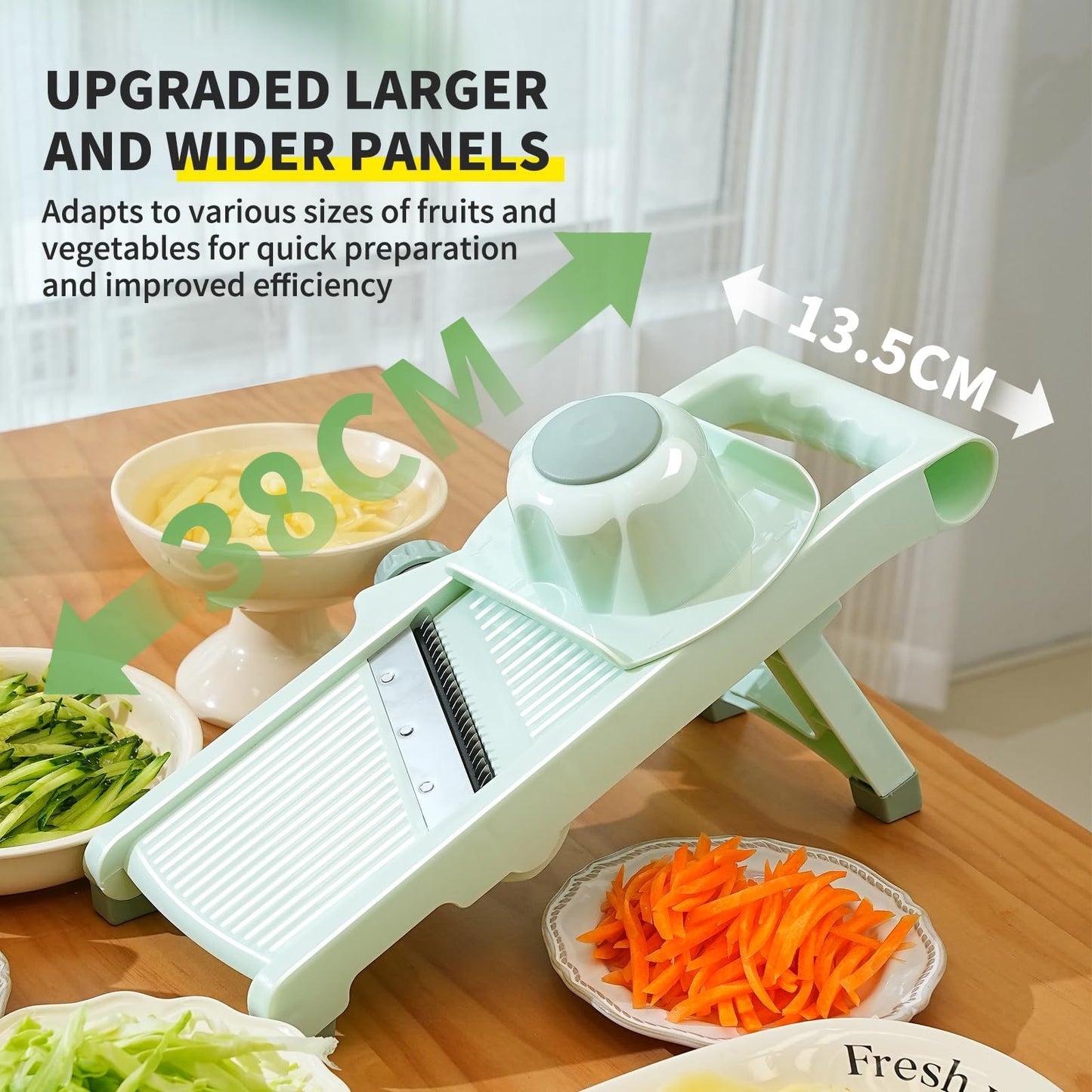 Vegetable Cutting - Slicer/Shredder/Multifunctional Slicer Grater With Handle
