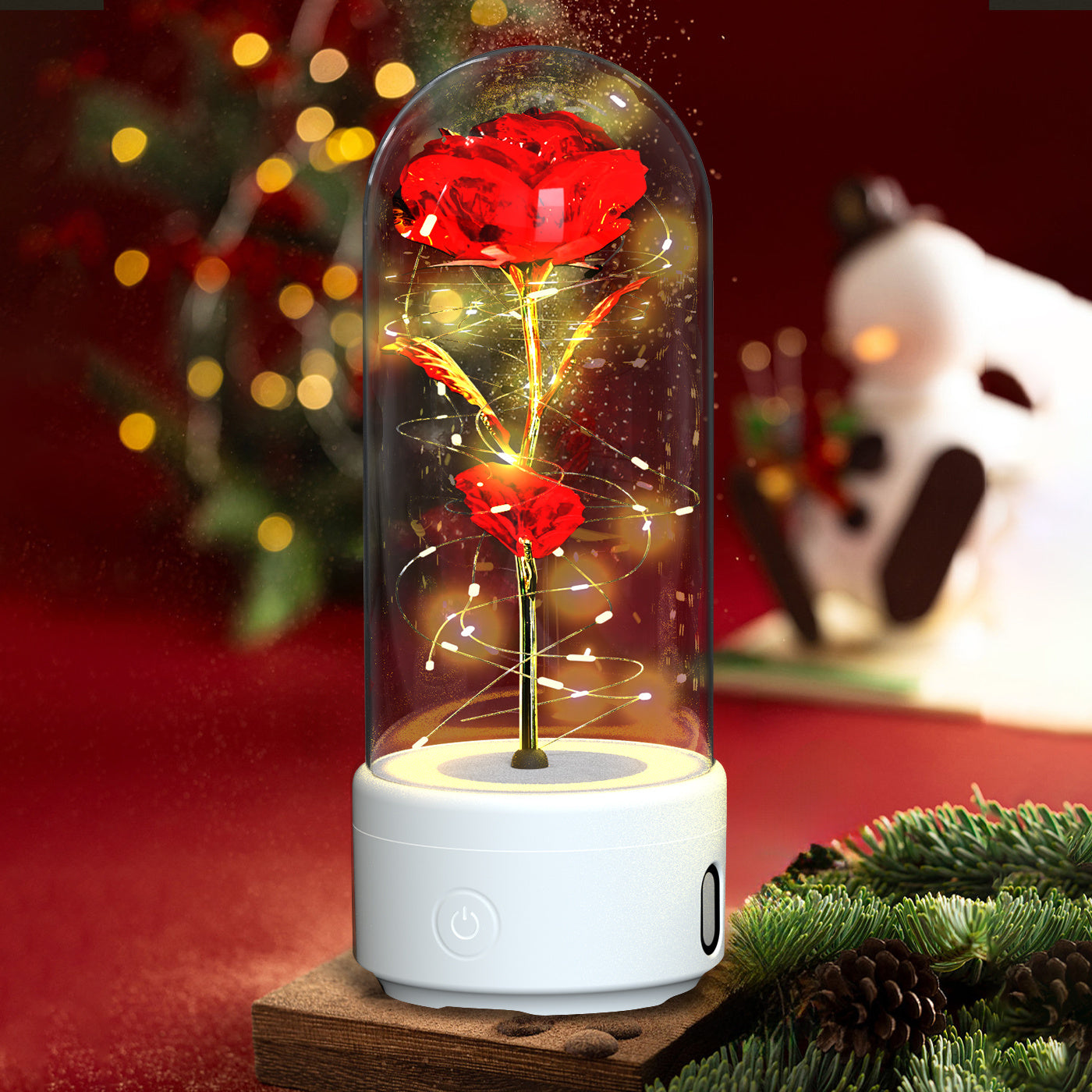 Rose Flowers LED Light And Bluetooth - 2 in 1 - HNGoods