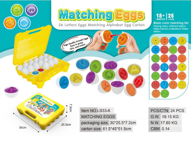 Matching Sorters Toys Montessori Eggs ToysHNGoods