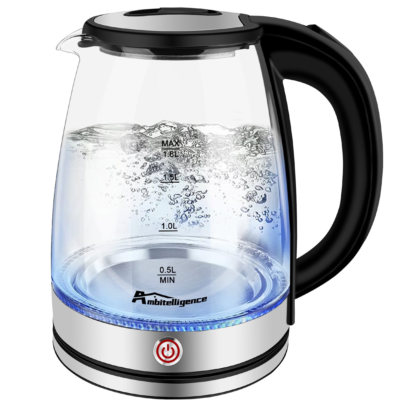 Electric Kettle - 1.8L Glass Kettle, - HNGoods