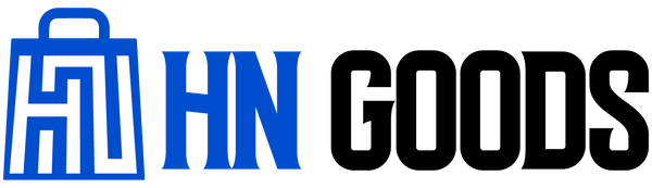 HN Goods brand logo with shopping bag icon