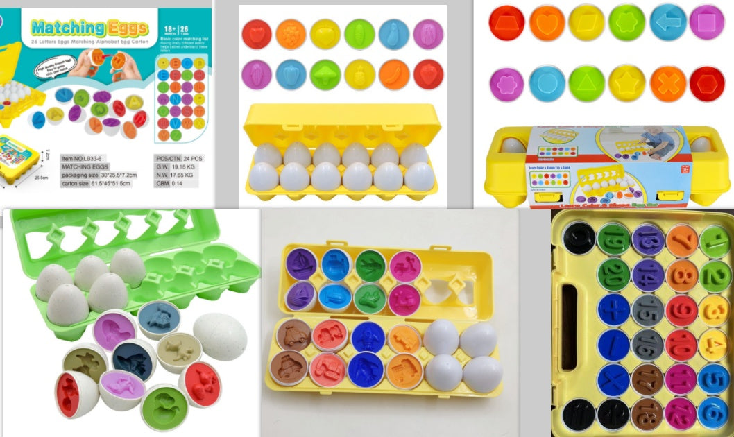 Matching Sorters Toys Montessori Eggs ToysHNGoods