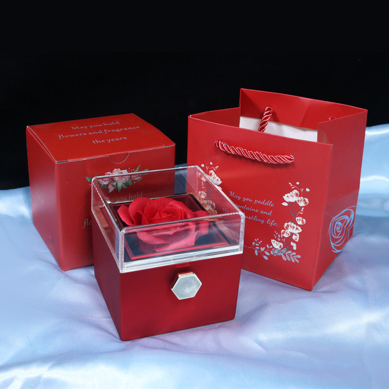 Rotating Soap Flower Rose Gift BoxHNGoods