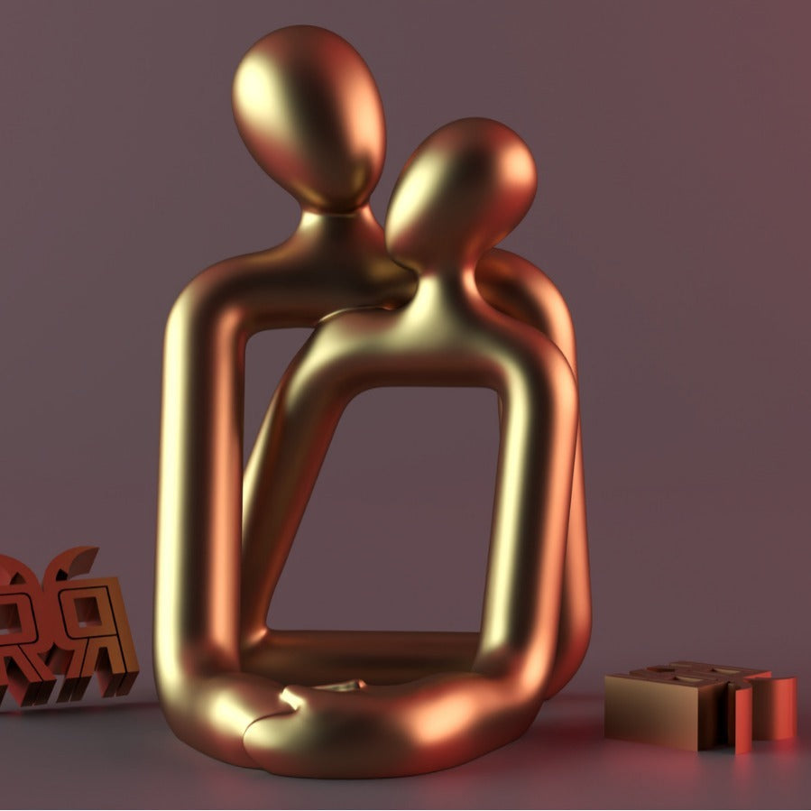 Heartwarming Loving Couple Resin StatueHNGoods