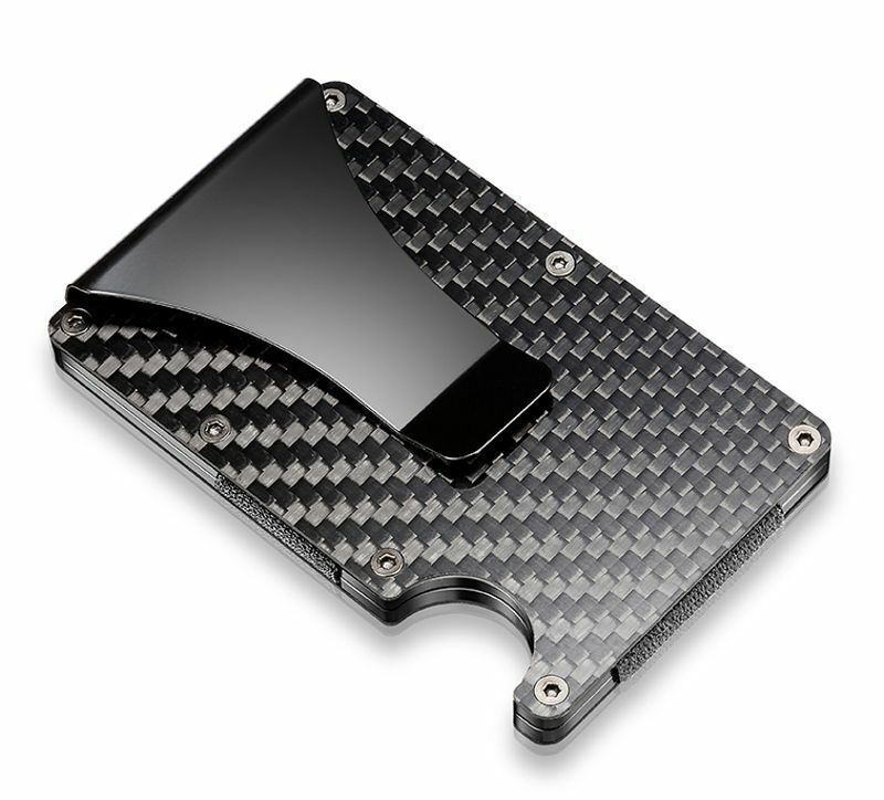 Carbon Fiber RFID Blocker Smart WalletHNGoods