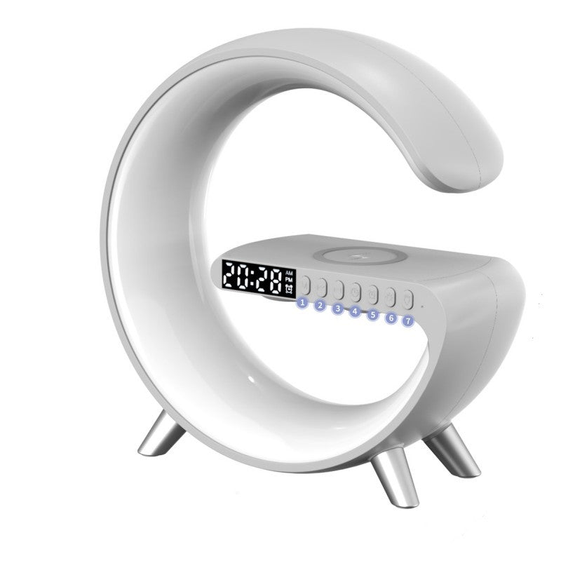 G Shaped LED Lamp with Bluetooth Speake & Wireless Charger - HNGoods